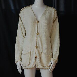 Dolce & Gabbana Cotton Casual Cardigan With Big Pockets - Italy
